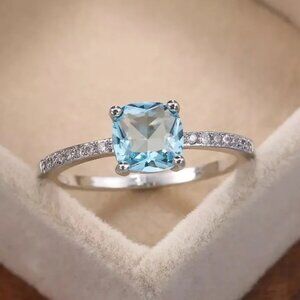 Blue Topaz Ring